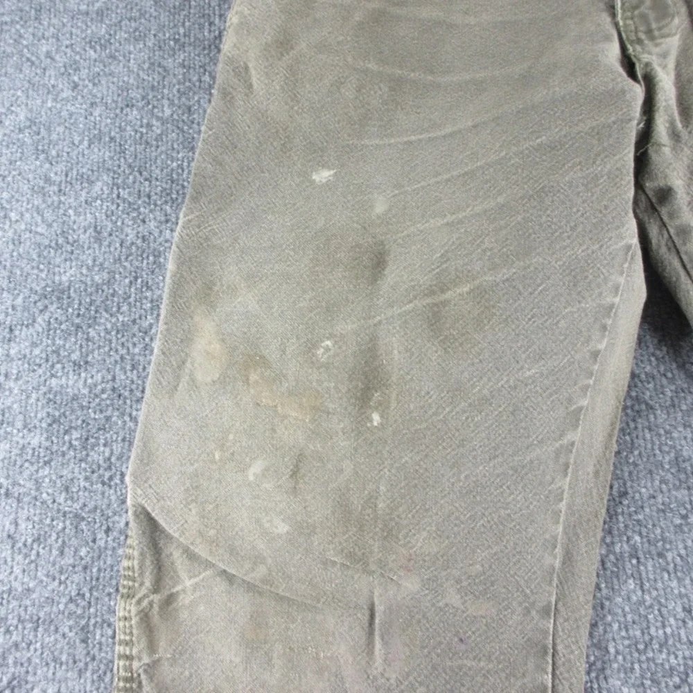 VINTAGE Dickies Jeans Men 32x31 Green‎ Straight Carpenter Distressed Work Y2K *